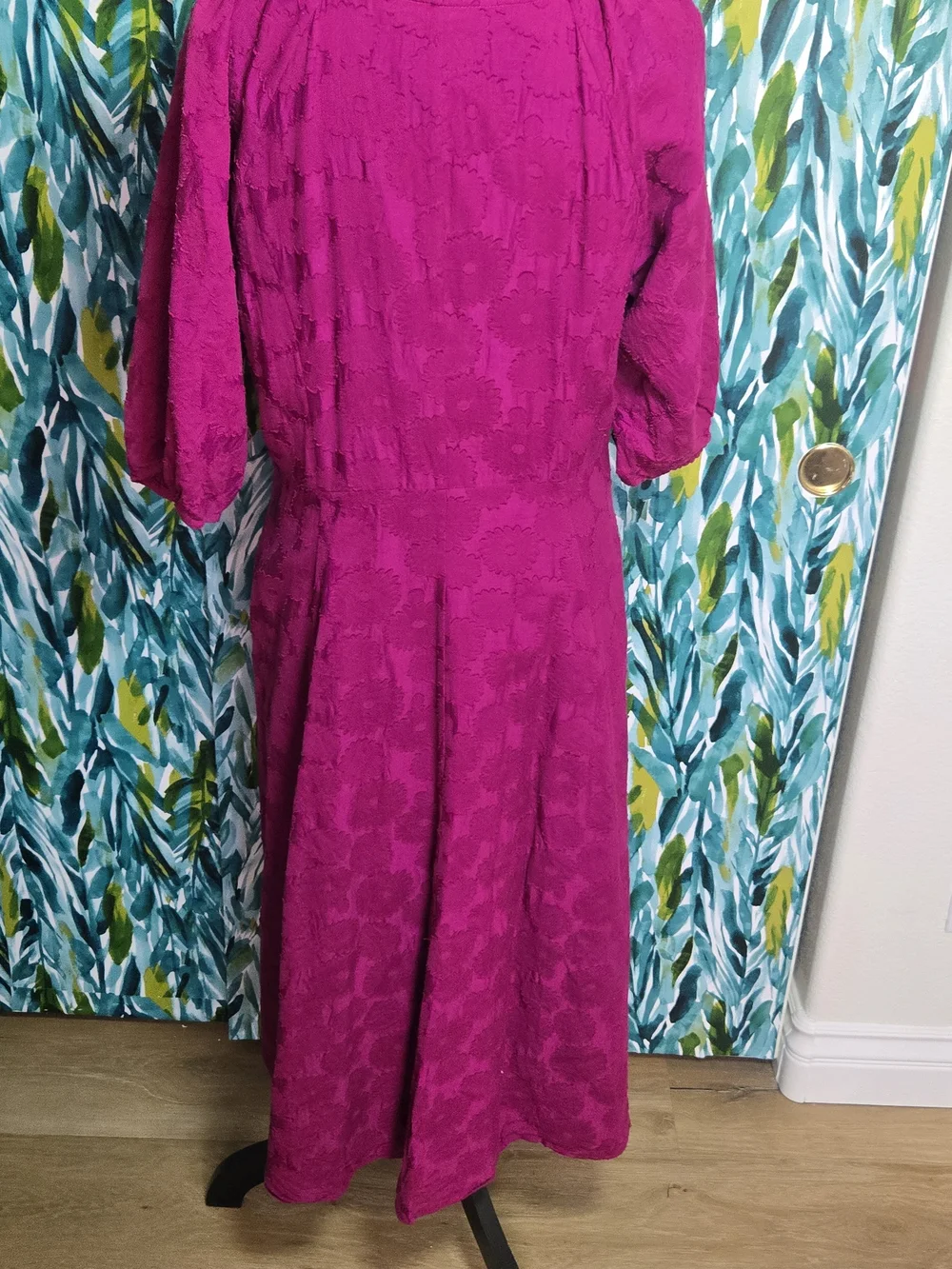 Kate Spade floral jacquard midi dress